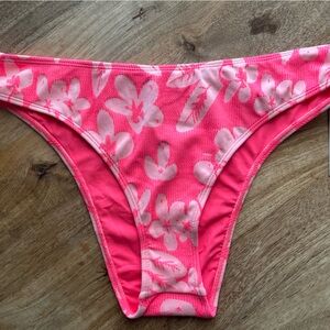 Hurley New Pink Bikini Bottom size Xl